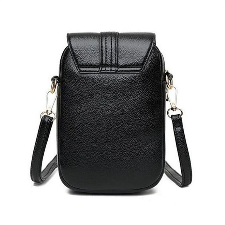  Vintage Vegan Leather Flap Top Handle Bag For Women Black Retro  Satchel Casual Purse Simple Shoulder Classic Handbag : Clothing, Shoes &  Jewelry
