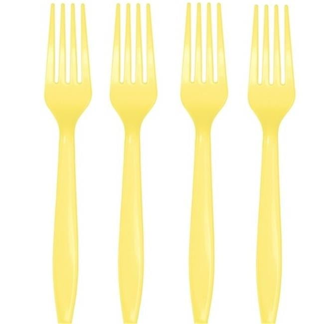 Premium Plastic Forks - Mimosa