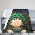 thumbnail image 5 of My Hero Academia Blanket, Anime Throw Blanket For Couch Sofa Bed, Soft Cozy Lightweight Warm Flannel Blanket, Home Decor, Anime Gifts For Boys Girls Kids Teens, 50"X40", 5 of 9