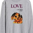 thumbnail image 3 of USPS - Love Puppy - Men's Long Sleeve T-Shirt, 3 of 5