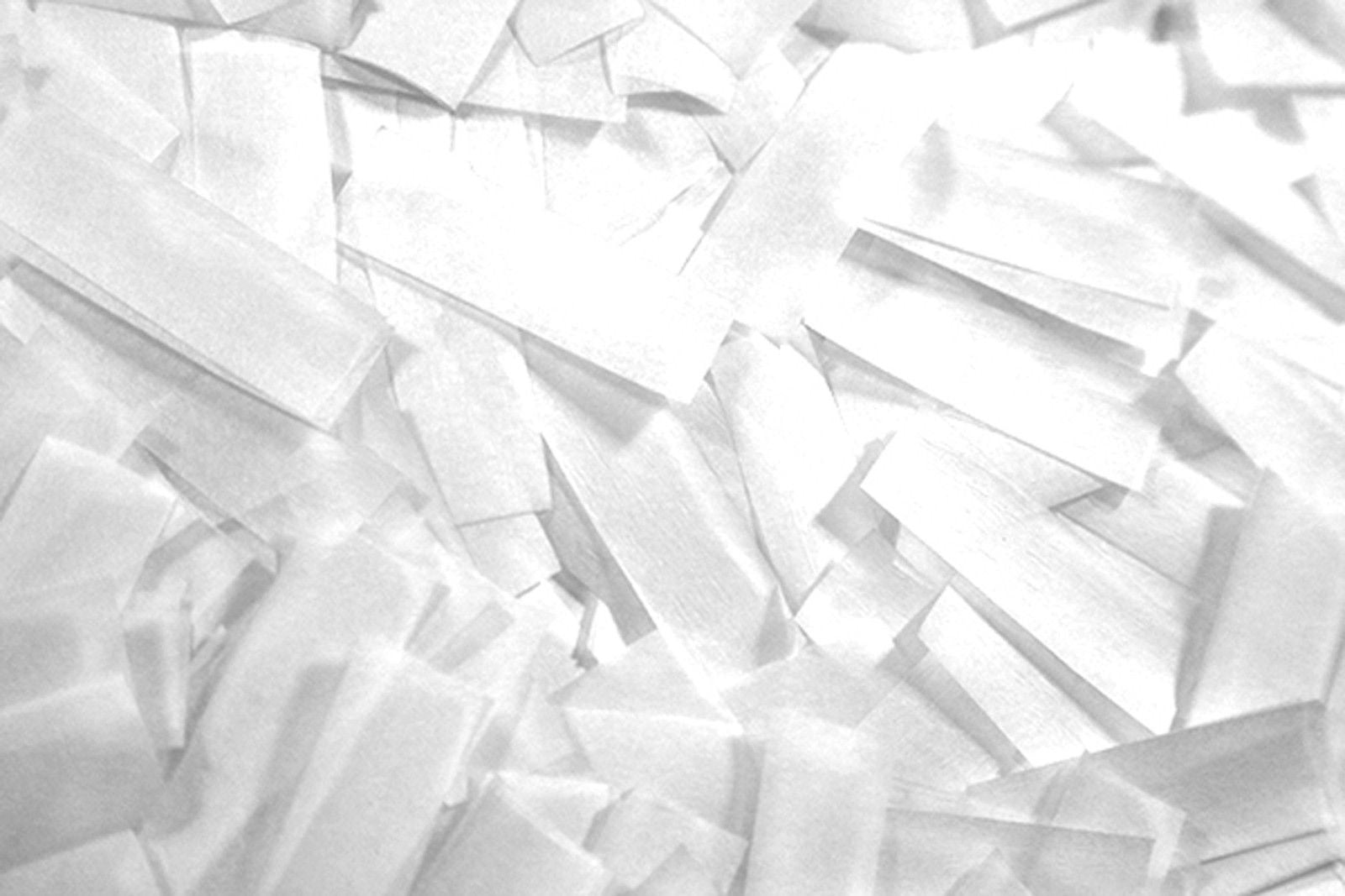 Black Mylar Metallic Plastic Confetti 1 Pound Brick Rectangular Flame Retardant 