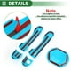 thumbnail image 5 of Juego de cubiertas para manijas de puerta exterior Unique Bargains, trim decorativo para Jeep Renegade 2015-2021, ABS, Azul Claro, 1 juego, 5 of 6