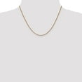 thumbnail image 2 of Leslie's Real 14kt Rose Gold 1.2mm Spiga (Wheat) Chain; 18 inch; Lobster Clasp; for Adults and Teens; for Women and Men, 2 of 5
