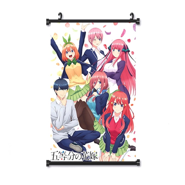 Póster decorativo de pared Quintessentials Quintuplets Nakanos