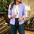 thumbnail image 5 of Guluxicc Open Front Blazers for Women Long Sleeve Dressy Jackets with Pockets Business Casual Jackets for Office Everyday Fall Winter, 5 of 5