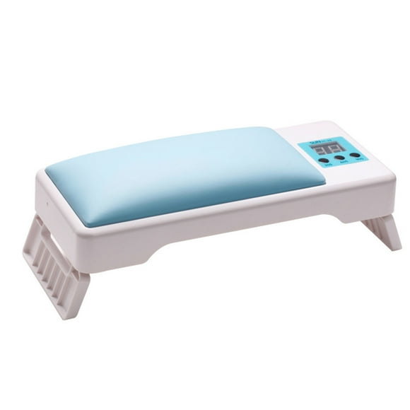 yeacher Lampe de Durcissement des Ongles Pliable à Double Usage avec 24 Perles LED, Source de Lumière UV/LED 72W, Minuterie Réglable, et Repose-Mains Confortable pour Usage à Domicile Ou en Salon