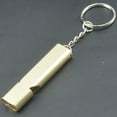 thumbnail image 3 of LYMAYTER 4Pcs Double Tube Emergency Whistles Clear Loud Sound Compact Size Portable -Resistant Survival Whistles with Keyring, 3 of 8