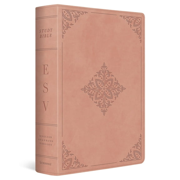 ESV Study Bible (Trutone, Blush Rose, Fleur-De-Lis Design), (Hardcover)