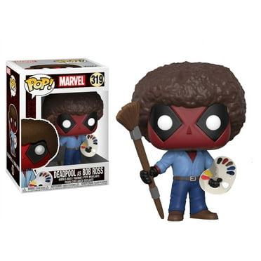 Funko Pop Marvel Deadpool Playtime Bob Ross Vinyl Action Figure