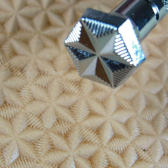 6-Point Star Geometric Leather Stamp, G526, Stamping Tool
