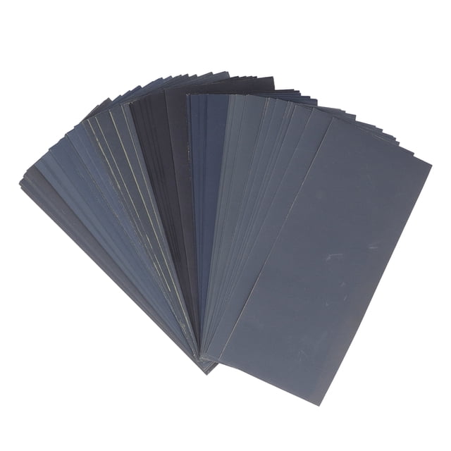 Papier de Ponçage, 90 Pcs Papier de Sable Humide et Sec Ensemble de Papier de Sable et d'Eau Qualité Inégalée