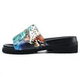 thumbnail image 3 of CMR CHAMARIPA Height Increasing Slides Sandals For Men - High Heel Sandals For Men - Rainforest Pattern Slides Sandals 6 CM / 2.36 Inches, 3 of 9