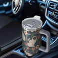 thumbnail image 4 of 1pc Ragdoll Cat 40oz Tumbler with Straw & Handle - Insulated Stainless Steel Cup | Holiday Gift for Man Women (Christmas, Valentine's, Birthday), 4 of 5