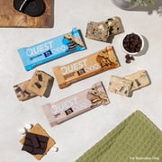 Quest Protein Bar, Chocolate Chip Cookie Dough Flavored, 21g Protein, Gluten Free, 4 Count