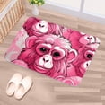 thumbnail image 5 of Monkey Polyester Non-Slip Machine Washable Chair Rugs Office Mat Area Rugs Bath Rug, 5 of 6