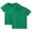 Green 2PCS, variant on Cnuiaeg Summer Tops Printed Children'S Fashion Loose T Shirt Girls Solid Color Short-Sleeved Round Neck Size:3-4 Years