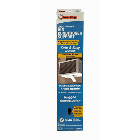 

Frost King ACB160H Air Conditioner Bracket 5 H x 19-1/2 W - Supports up to 160 lbs