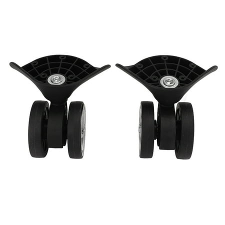 

Luggage Wheels Luggage Caster Wheels Flame Retardant One Pair With Screws For Maintenance Accessory