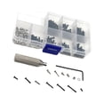 thumbnail image 1 of KLKCMS 257Pcs Vis en Métal RC avec Boîte en Plastique Assortiment Ensemble Réparation Vis Outil pour, 1 of 8