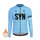 thumbnail image 3 of SYN Chaqueta de ciclismo de invierno para hombre, ropa de ciclismo de montaña, ropa térmica de polar, maillot largo de ciclismo, 3 of 4