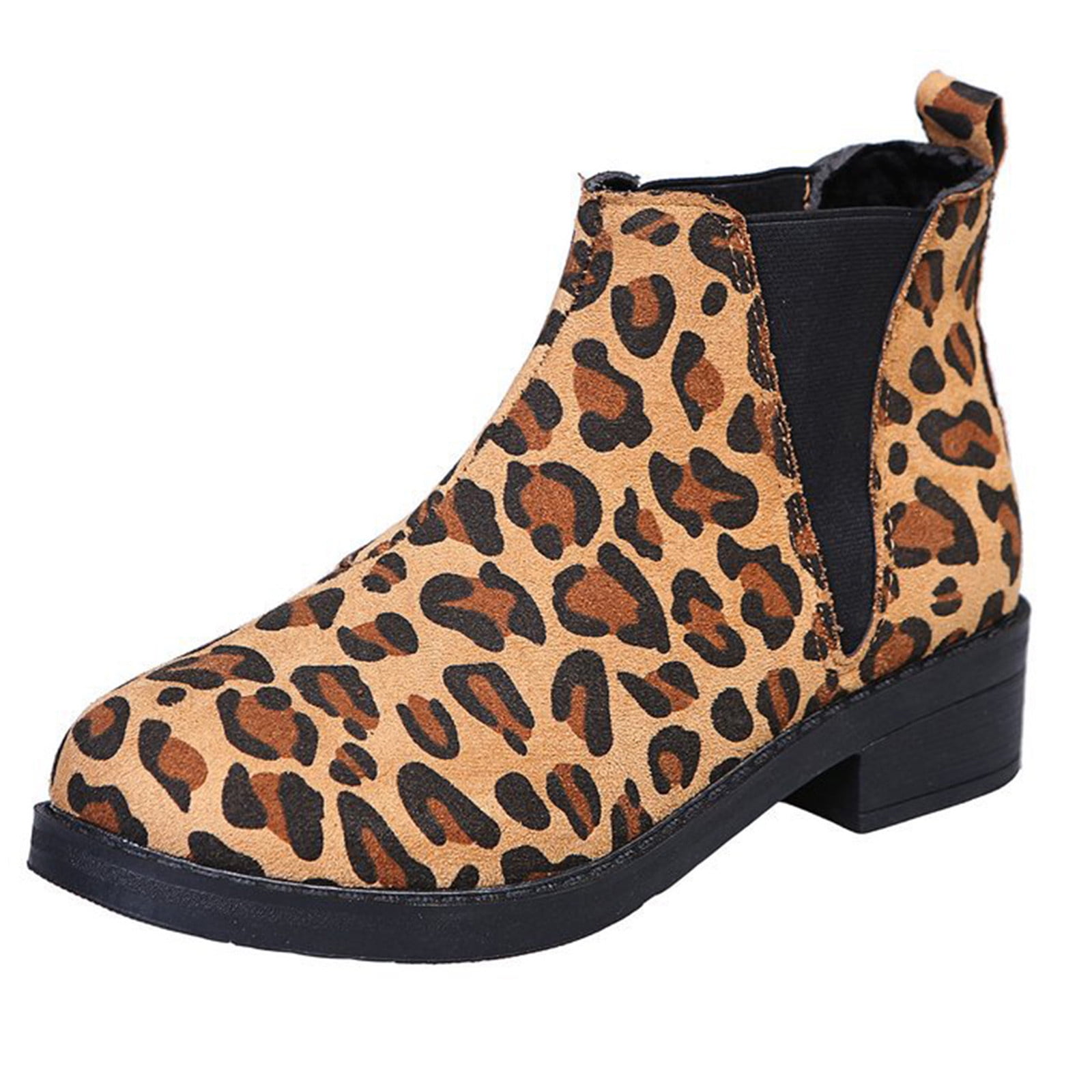 leopard work boots