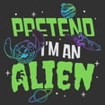 thumbnail image 2 of Mens Lilo & Stitch Pretend I'm An Alien Lightweight Hoodie, 2 of 4