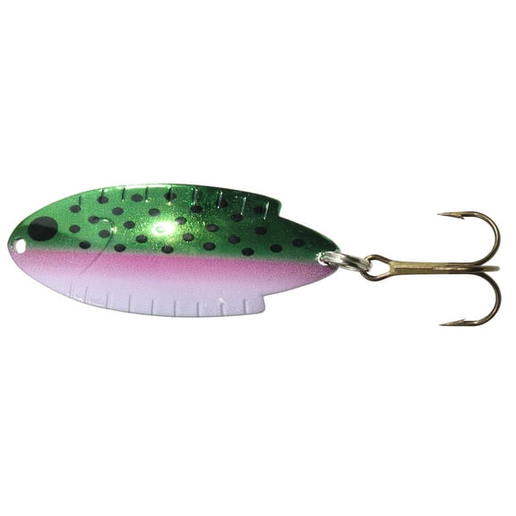 Thomas Buoyant Minnow Spoon - 1/4oz - 2.5'' - Rainbow Trout