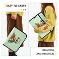 thumbnail image 4 of Organ Folder 14.2 x 0.8 x 10.6 Inches 13 Separate Pockets A4 Size Documents Folder A Sort Storage File Manager For The Home Office Cartoon Turtle Reading, 4 of 7