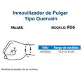 thumbnail image 5 of Inmovilizador Férula Tipo Quervain Tynor F06, 5 of 5