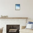 thumbnail image 3 of Stupell Industries Water Waves Blue Ocean Shore Coastal Painting Gray Framed Art Print Wall Art, 3 of 5