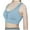 Blue, variant on Bigersell Tshirt Bras for Women On Sale Plus Size Bras Convertible Bra Style B1355 V-Neck Convertible Bras Pull-On Bra Closure Tall Size Training Bras for Girls 8-10 Blue M