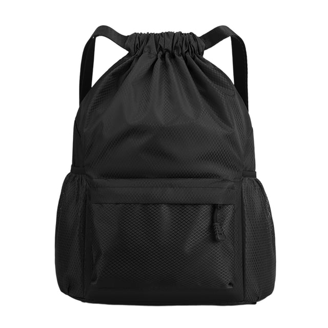 Backpack for Women Portable Drawstring Backpack with Wet Pocket Gym Backpack Waterproof Hook Rope Bag Beach Swimming Gym, Suitable for Women and Menbeach Bags for Women