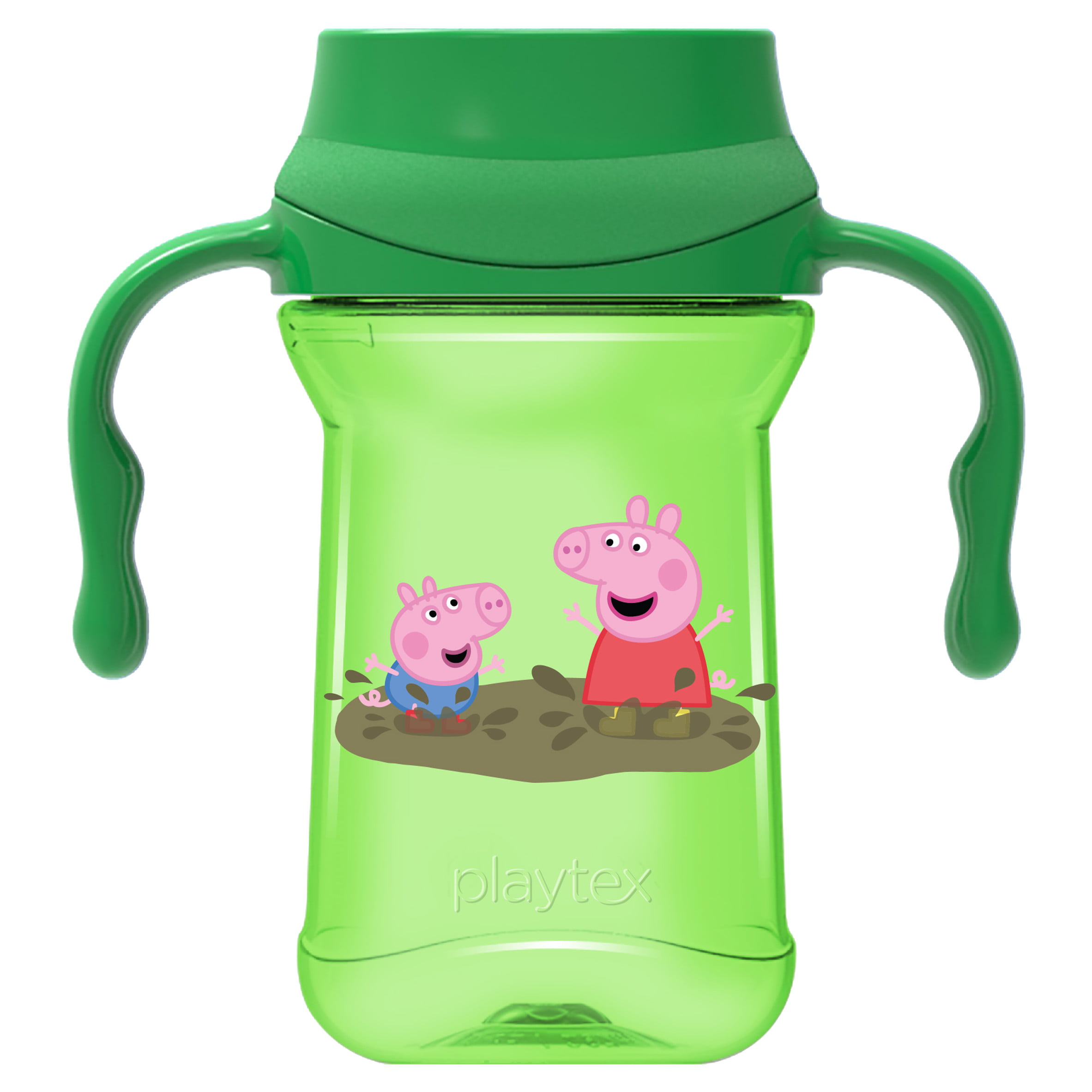 Playtex Baby Sipsters Stage 2 Peppa Pig Girls Spoutless Sippy Cup, 10 oz 