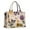 Vintage Butterfly Flower, variant on Large Capacity Tote Bag,Purple Butterfly Pattern Handbag Fashion Luxury Tote Bag,15.7"x13"x 5.1" Inches,Laptop Compatible