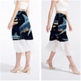thumbnail image 4 of Shark Chiffon Summer Dress with Polyester Straps - Women's Beach Dresses, 4 of 6