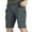 Gray, variant on IROINNID Cargo Shorts for Men Summer Solid Color Outdoors Multi-pocket Sport Shorts Pants,Olive Green