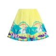 thumbnail image 4 of Girls Dress Unicorn Rainbow Cartoon Yellow Princess 7 Years, 4 of 7