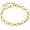 Gold, variant on Stainless Steel Linked Infinity Charms Chain Style Bracelet