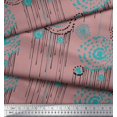 thumbnail image 3 of Soimoi Poly Georgette Fabric Brush Stroke Abstract Printed Fabric 1 Yard 52 Inch Wide, 3 of 3