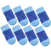 2 sets Anti- for Dogs Non-slip Slip Kitten Adorable Protection Indoor Blue Floor on Small S Protector Comfortable Grip Anti-slip Walking Animal Hardwood Sock Elastic Wear Socks