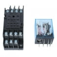 thumbnail image 1 of Keyren MY4NJ Relay, 14Pins Four Normally Open Four Normally Close Small Coil Power Relay With Base, 1 of 8