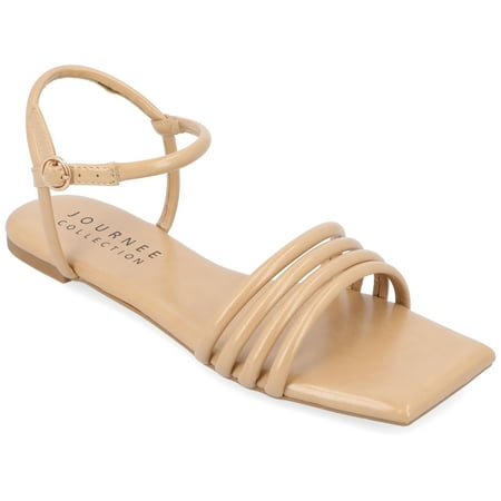 

Journee Collection Womens Lyddea Tru Comfort Foam Buckle Multi Strap Sandal
