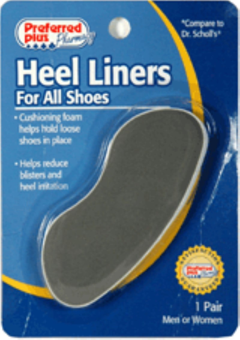 Heel Liners, For All Shoes 1 pair (Pack 