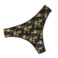 thumbnail image 1 of Aayomet Culotte Sans Couture pour Femmes Taille Basse String (Jaune, TG), 1 of 4