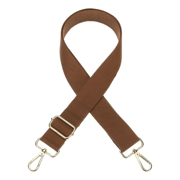 Uxcell Wide Shoulder Purse Strap [1Pcs] - 55 Inch Adjustable Straps Replacement for Handbag Use For Purse & Crossbody Bag & Guitar & Canvas Bag - [Light Brown]