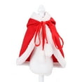 thumbnail image 3 of XISAOK Stylish Pet Christmas Costume Cape with Adjustable Chin Strap Rope Easy to Wear, 3 of 11