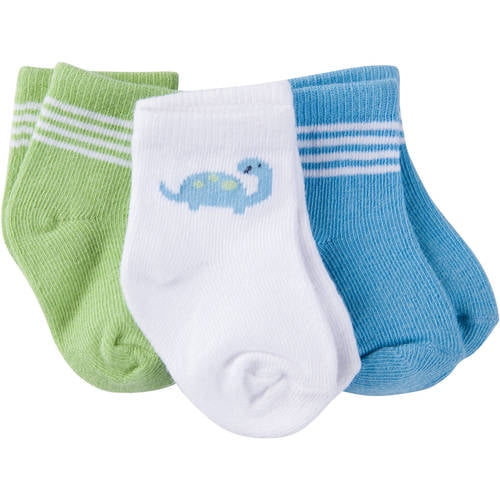 Gerber Gerber Newborn Baby Boy Ankle Bootie Socks, 3Pack Walmart