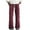 Wine, variant on YYDGH Men's Wide Leg Cargo Pants with Multiple Pockets Drawstring Elastic Waist Pants Casual Floor Length Solid Color Trousers