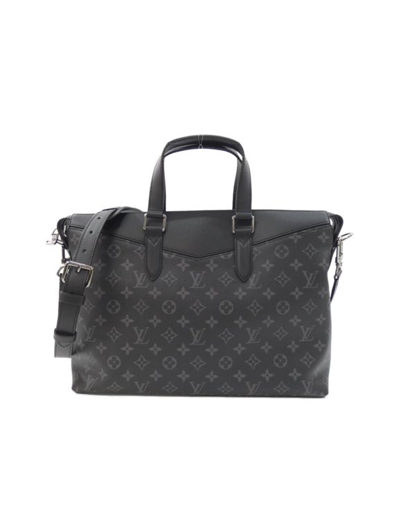 Pre-Owned Louis Vuitton Monogram Eclipse Briefcase Explorer M40566 Handbag