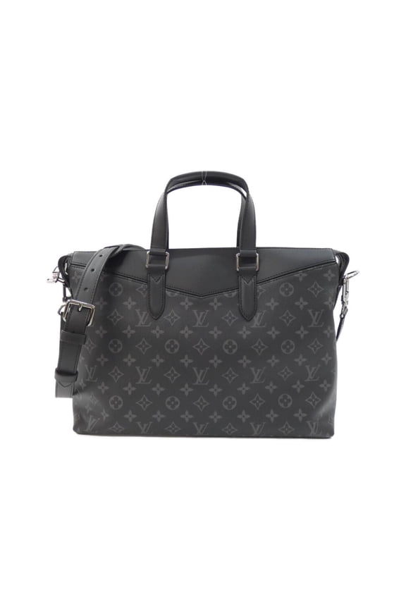 Pre-Owned Louis Vuitton Monogram Eclipse Briefcase Explorer M40566 Handbag